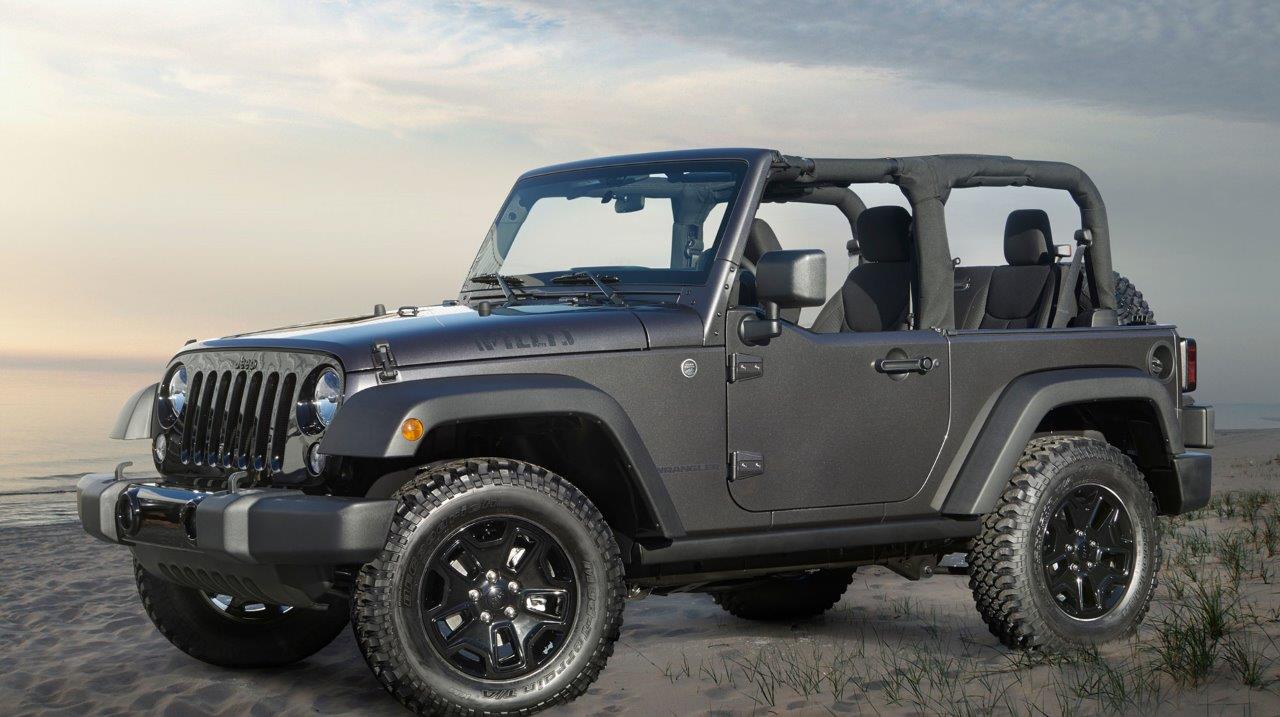 Jeep Wrangler available for rent in Ibiza